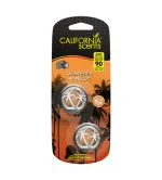 California Scents Mini Diffuser Monterey Vanilla geur voor de auto 2 x 3 ml
