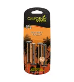 California Scents Vent Stick Monterey Vanilla geur voor de auto 4 stuks