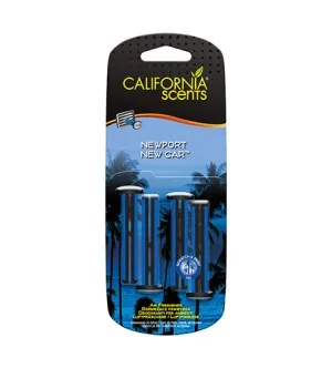 California Scents Vent Stick Newport New Car geur voor de auto 4 stuks