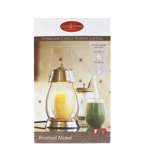 Candle Warmers Hurricane waxinelichthouder nikkel
