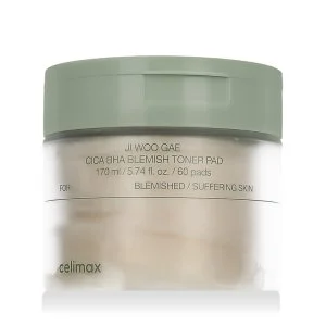 Celimax Ji Woo Gae Cica BHA tonerpads tegen onzuiverheden 60 stuks
