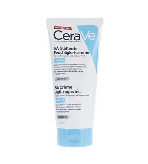 CeraVe SA gladmakende crème voor droge, ruwe huid met een oneffen huidtextuur