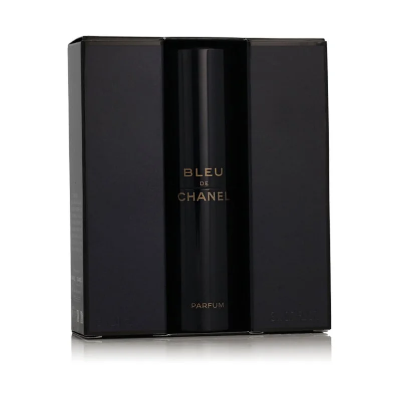 Chanel Bleu de Chanel navulbare reisverstuiver 20 ml + 2 x parfum navulling voor heren 20 ml
