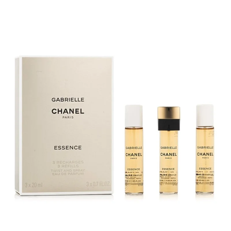 Chanel Gabrielle Essence 3 x 20 ml navulling voor zakverstuiver eau de toilette voor dames