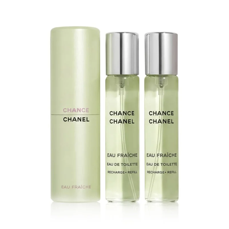 Chance Eau Fraîche navulling 2 x 20 ml + EDT navulling met verstuiver eau de toilette voor dames