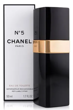 Chanel N°5 eau de toilette 50 ml voor vrouwen navulbare flacon