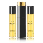 N°5 Eau De Toilette eau de toilette voor vrouwen 3x20 ml navulbare flacon