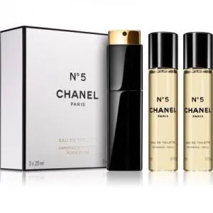 Chanel N°5 Eau De Toilette eau de toilette voor vrouwen 3x20 ml navulbare flacon