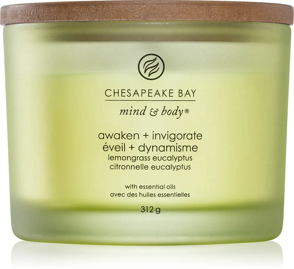 Awaken + Invigorate geurkaars met 3 lonten 312 g