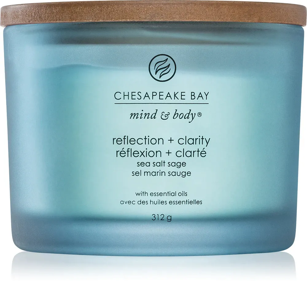 Reflection + Clarity geurkaars met 3 lonten 312 g