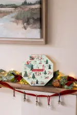 Kerst adventskalender-krans
