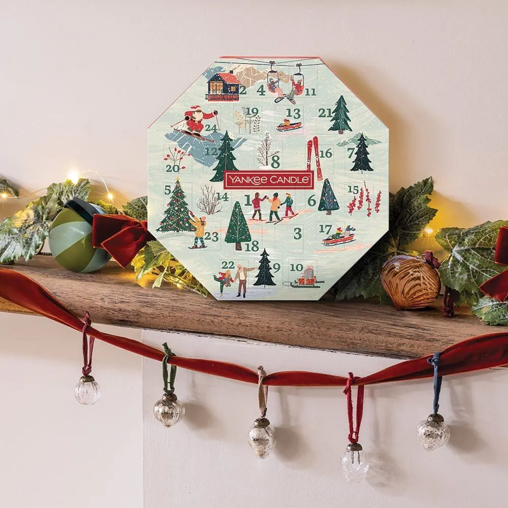 Kerst adventskalender-krans