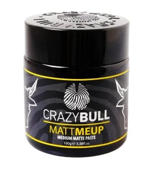 CrazyBull MattMeUp Matte Paste matte stylingpasta met gemiddelde fixatie 100 g