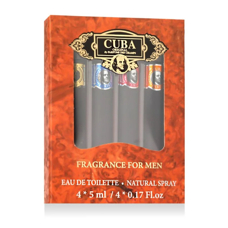 Cuba Fragrance For Men Set MINI 4 x eau de toilette voor heren