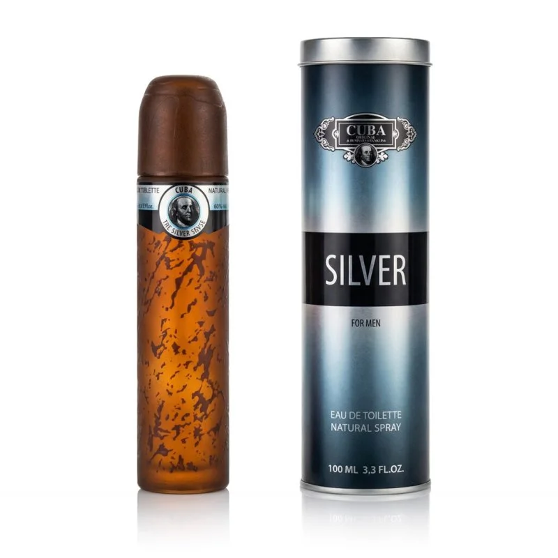 Silver eau de toilette voor heren 100 ml