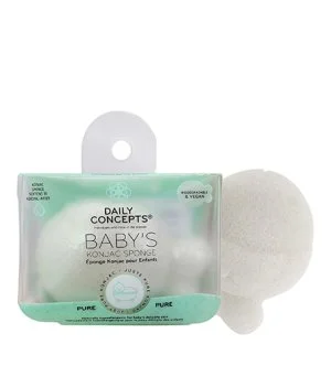 Daily Concepts Baby's Pure Konjac Sponge kindersponsje om mee te baden