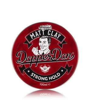 Dapper Dan Matt Clay matte kleipomade voor sterke fixatie