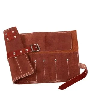 Dark Stag Barber Tool Roll Leather leren etui voor gereedschap 70x90x280 mm
