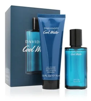 Davidoff Cool Water geschenkset 40 ml + douchegel eau de toilette voor heren