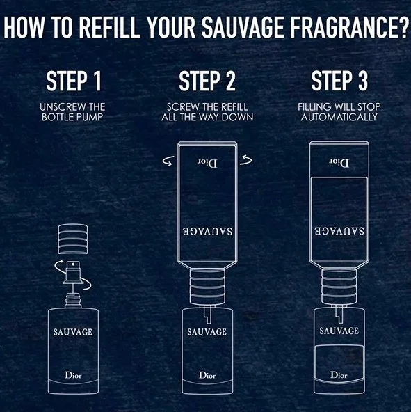 Sauvage Parfum Navulling 300 ml