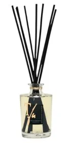 VANIGLIA STICKS ML.250 HUISPARFUM - TFU (10 zwarte bamboestokjes van 30 cm inbegrepen)