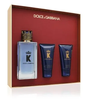 Dolce & Gabbana K by Dolce & Gabbana cadeauset voor heren eau de toilette 100 ml + aftershavebalsem 50 ml + douchegel