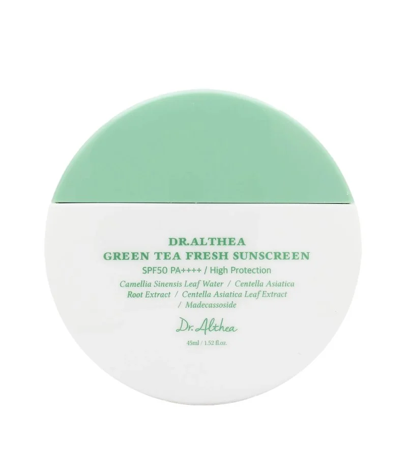 Green Tea Fresh Sunscreen SPF50+ PA++++ kalmerende zonnebrandcrème met groene thee 45 ml