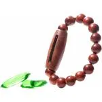 Incognito Houten armband met capsule M