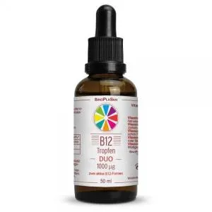 SinoPlaSan DUO druppels - vitamine B12 1000 µg (methylcobalamine adenosylcobalamine), 50 ml