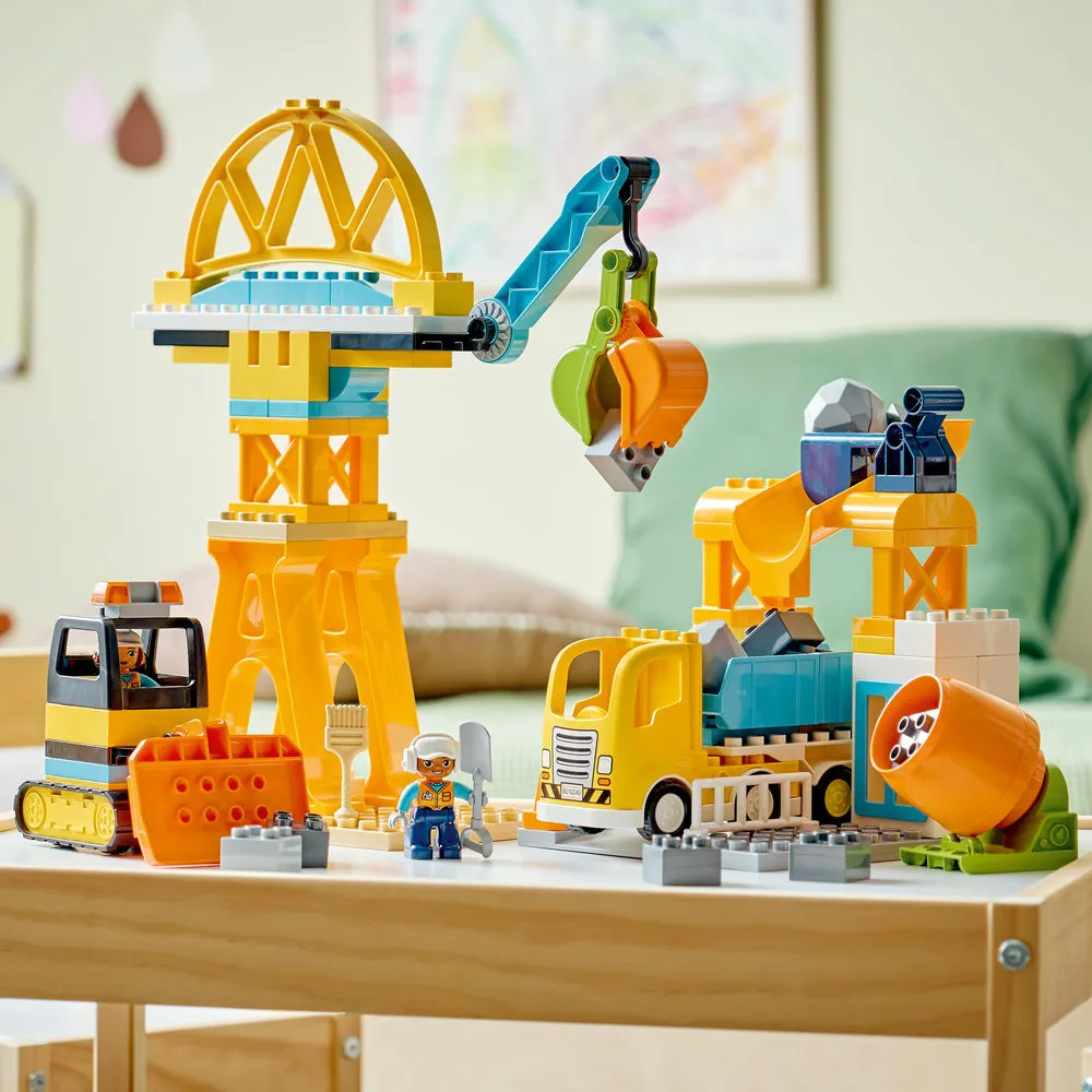 DUPLO® 10476 Bouwplaats en voertuigen 3-in-1