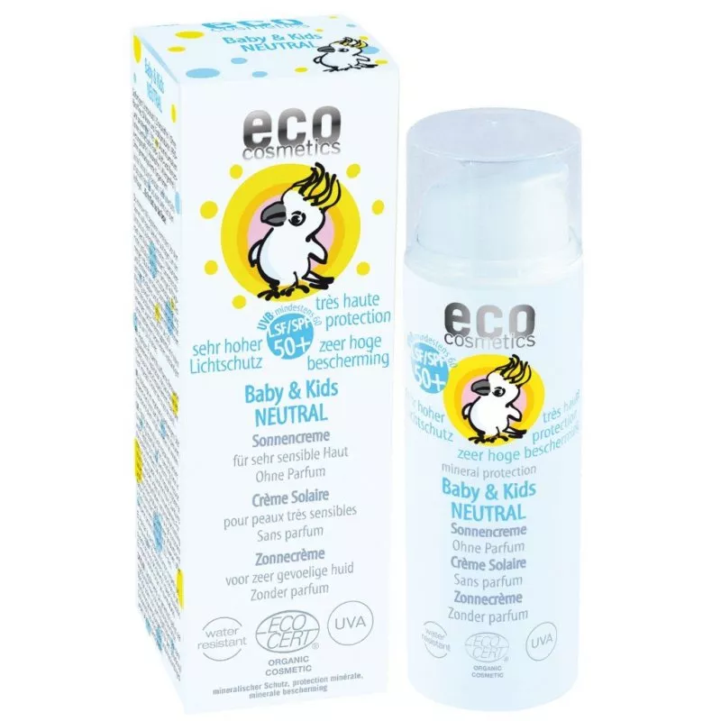 Eco Cosmetics Baby Baby Zonnebrandcrème Neutraal SPF 50 BIO (50 ml)
