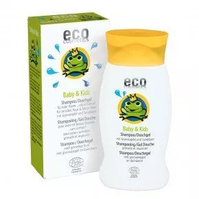 Eco Cosmetics Baby Baby shampoo en douchegel in één BIO (200 ml)