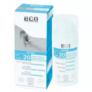 Eco Cosmetics Neutrale zonnecrème zonder parfum SPF 20 BIO (100ml)