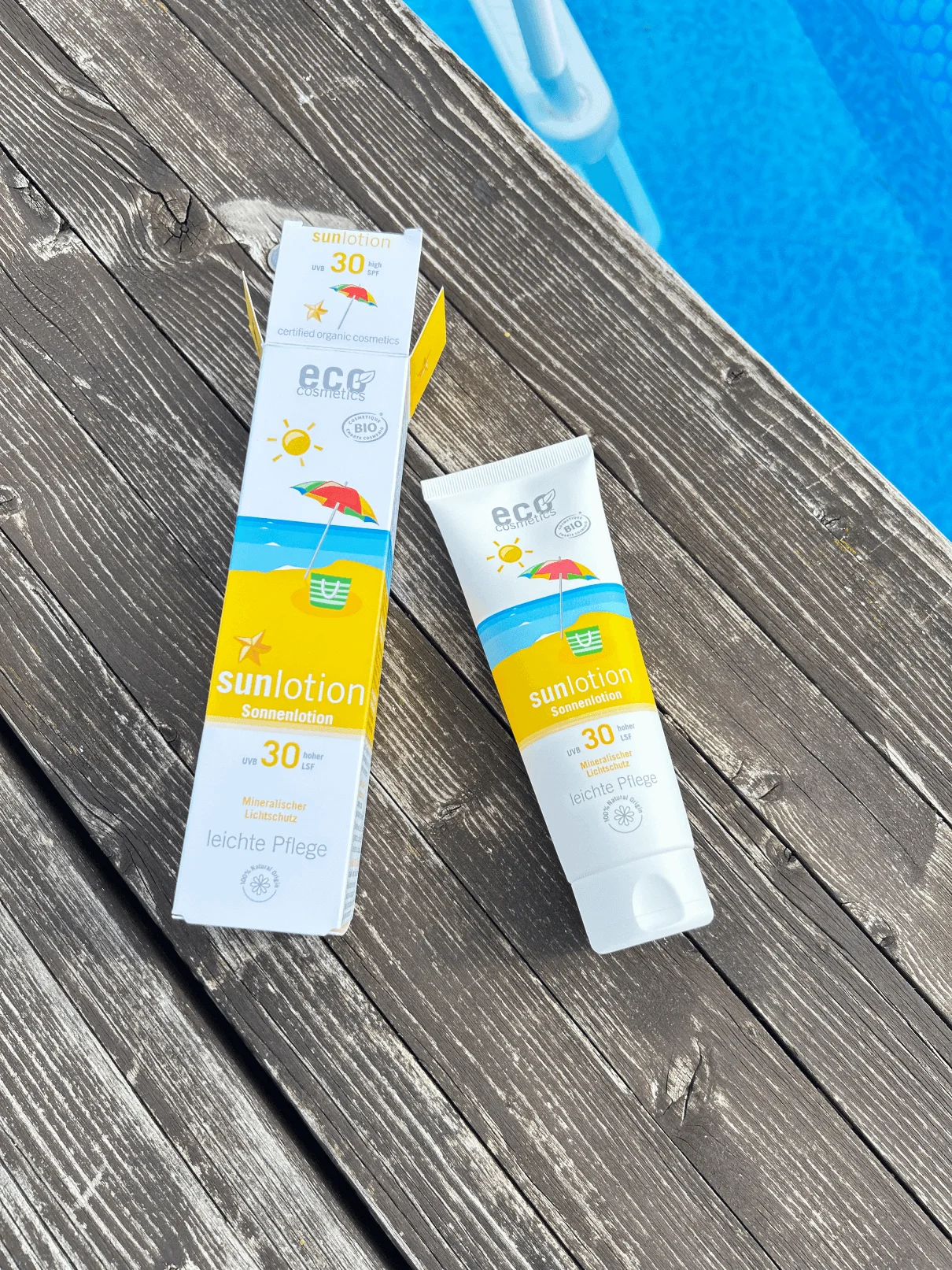Eco Cosmetics Zonnebrandmelk SPF 30 biologisch (125 ml) - met zinkoxide