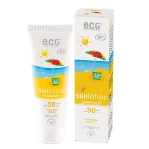Eco Cosmetics Zonnebrandmelk SPF 50 BIO (125 ml) - met natuurlijke minerale filters