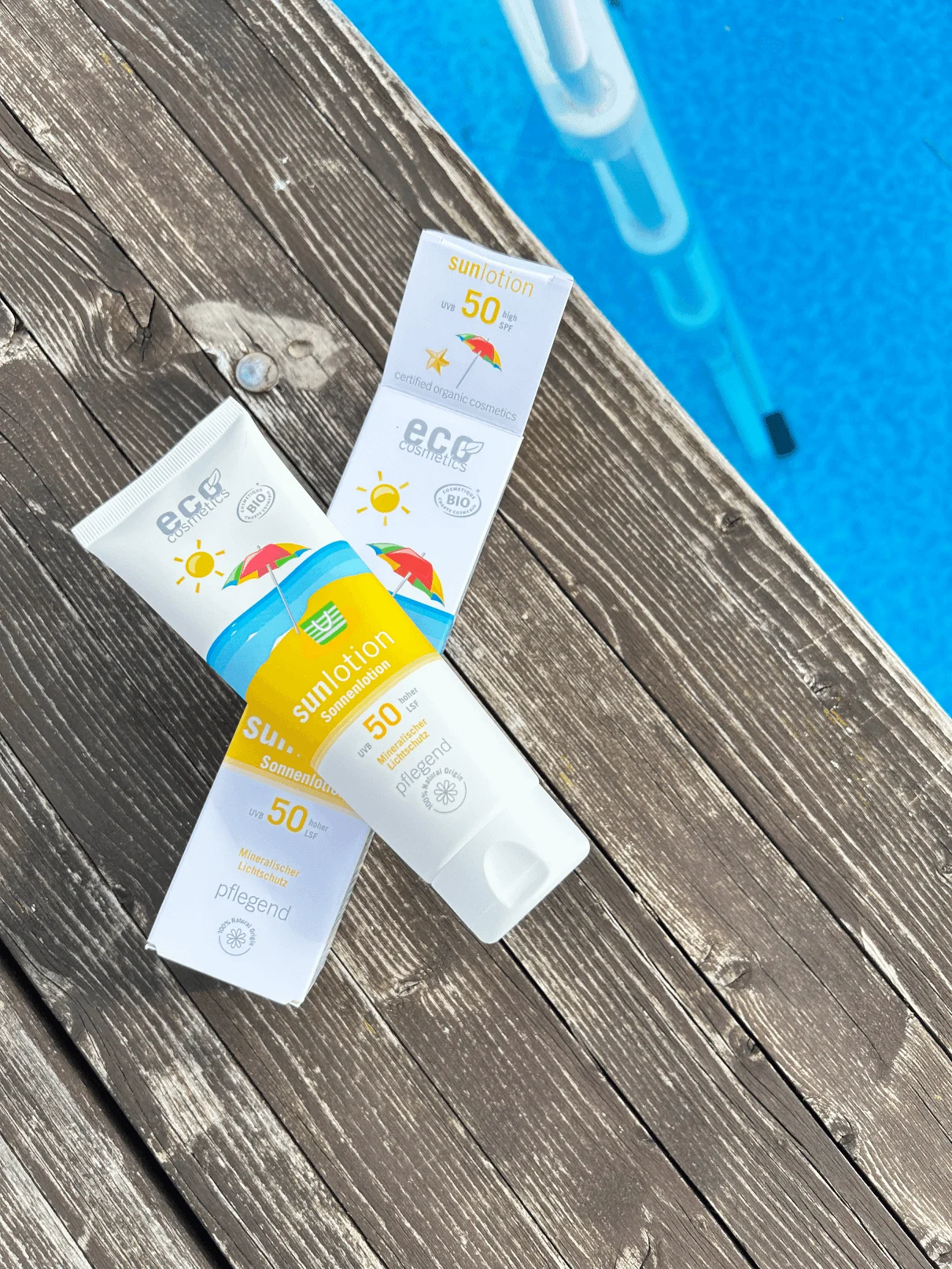 Eco Cosmetics Zonnebrandmelk SPF 50 BIO (125 ml) - met natuurlijke minerale filters