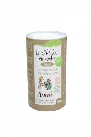 Ecodis Anaé by Rhassoul - Marokkaanse klei (pot van 500 g) - shampoo, scrub of masker