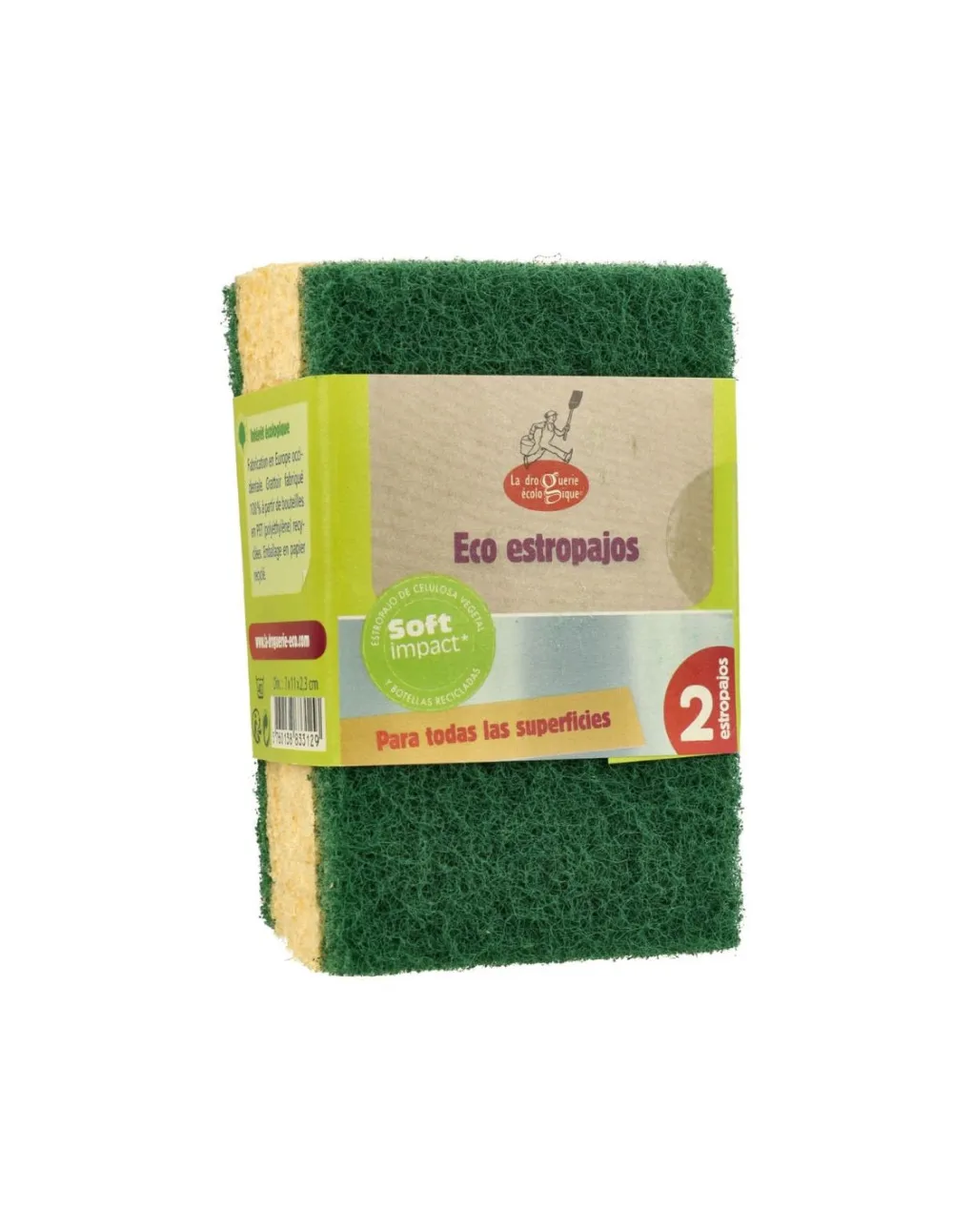 Ecodis La Droguerie Ecologique van Dish spons set (2 stuks)