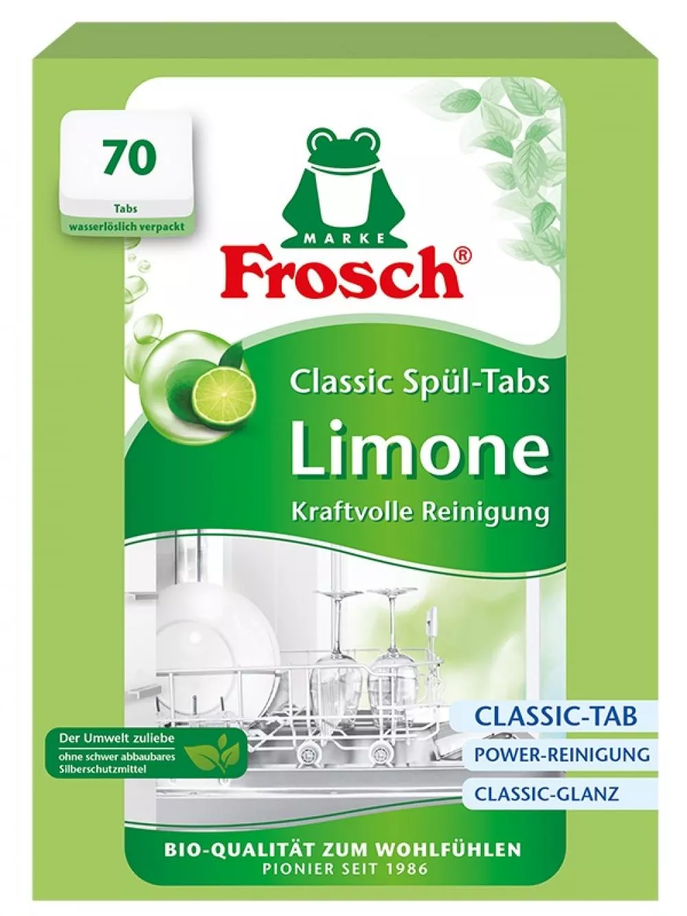 Frosch ECO Classic Vaatwastabletten Limoen (70 tabletten)