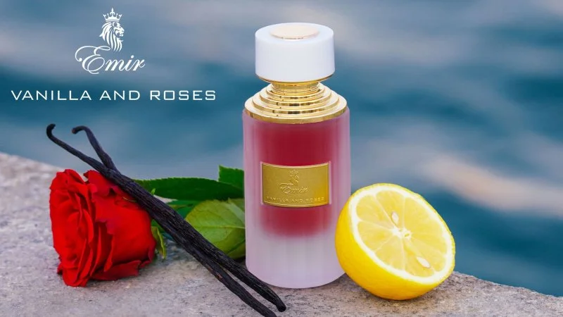 Vanille en Rozen Eau de Parfum voor dames 75 ml