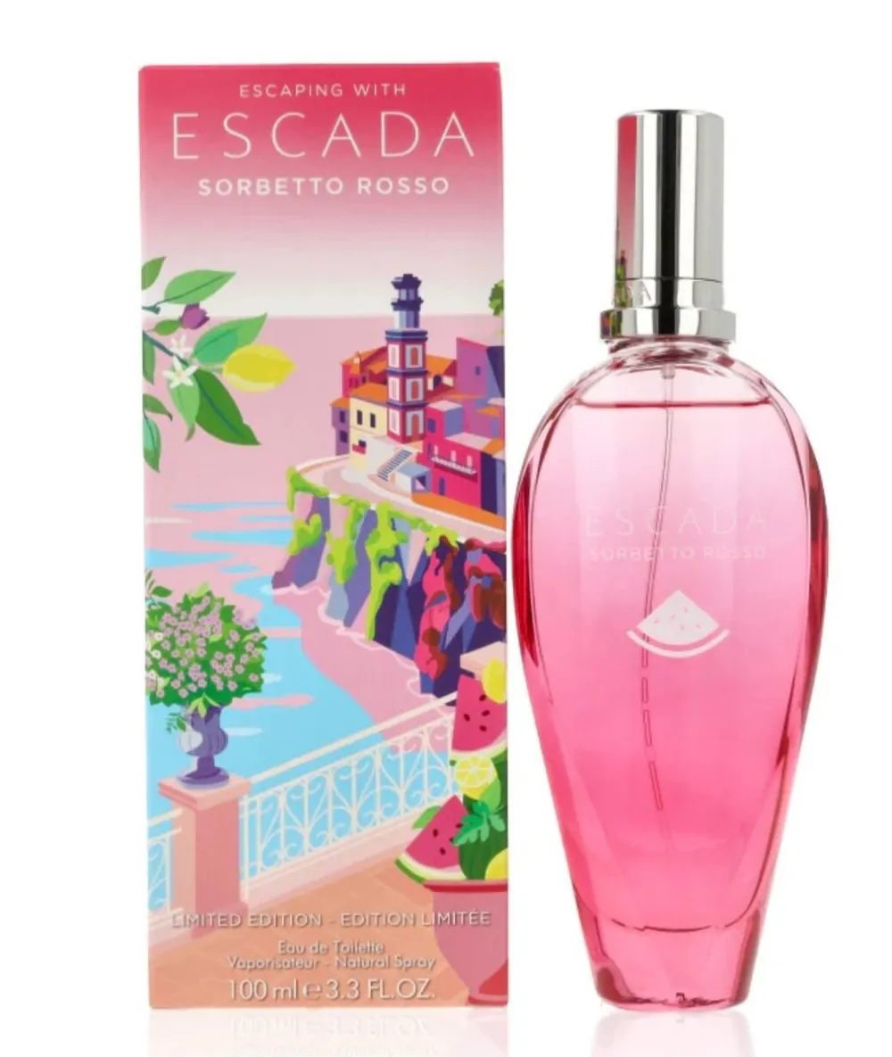 Escaping With Escada Sorbetto Rosso eau de toilette voor dames 100 ml