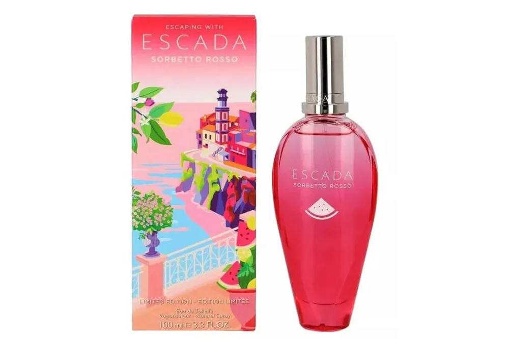 Escaping With Escada Sorbetto Rosso eau de toilette voor dames 100 ml