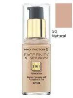 Facefinity 3-in-1 Foundation - 50 Natural 30 ml