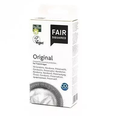 Fair Squared Condoom Original (10 stuks) - veganistisch en fair trade