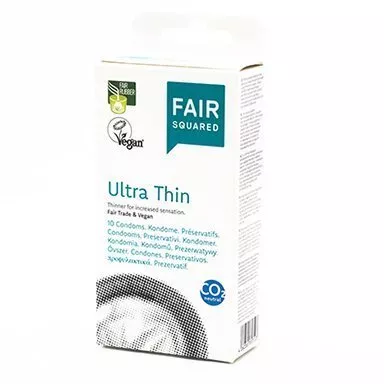 Fair Squared Condoom Ultra Dun (10 stuks) - veganistisch en fair trade
