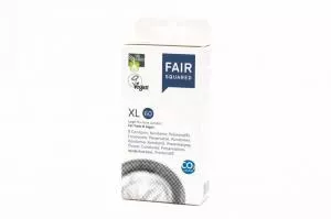 Fair Squared Condoom XL 60 (8 stuks) - veganistisch en fair trade