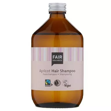 Fair Squared Shampoo met abrikoos voor alle haartypes (500 ml) - voor regeneratie en glans