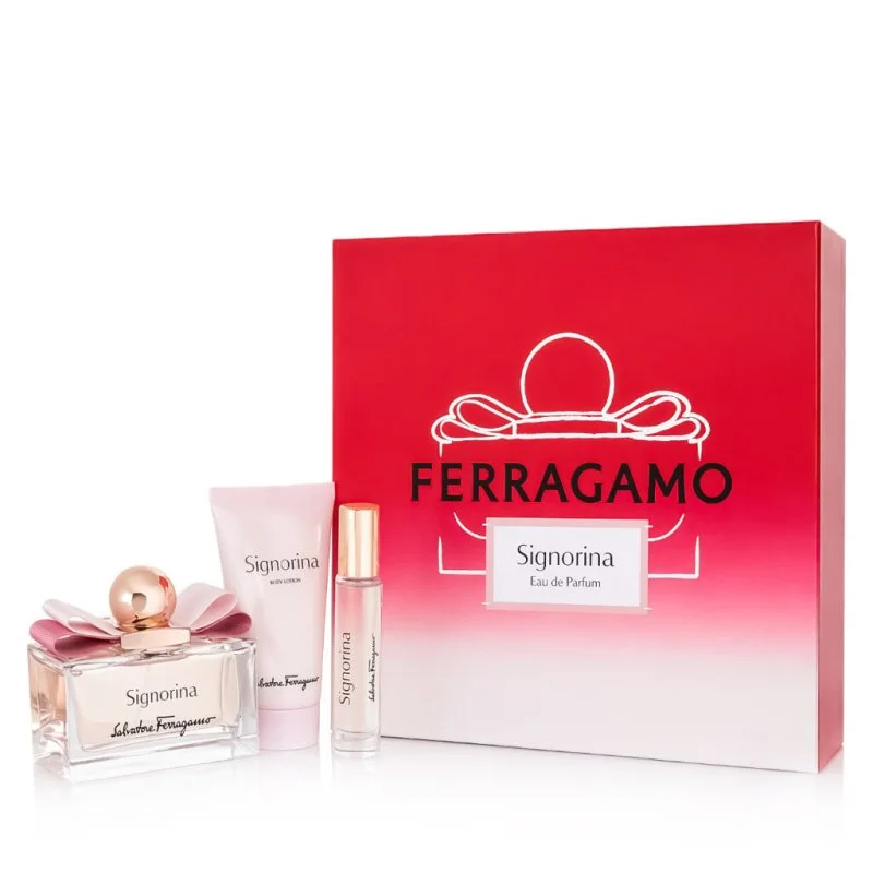 Signorina 100 ml + EDP MINI 10 ml + BL eau de parfum voor dames