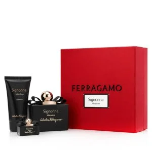 Salvatore Ferragamo Signorina Misteriosa eau de parfum voor dames 100 ml + EDP MINI 5 ml + BL