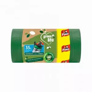 FINO Vuilniszakken Green Life Easy pack 25 μm - 35 l (22 stuks)